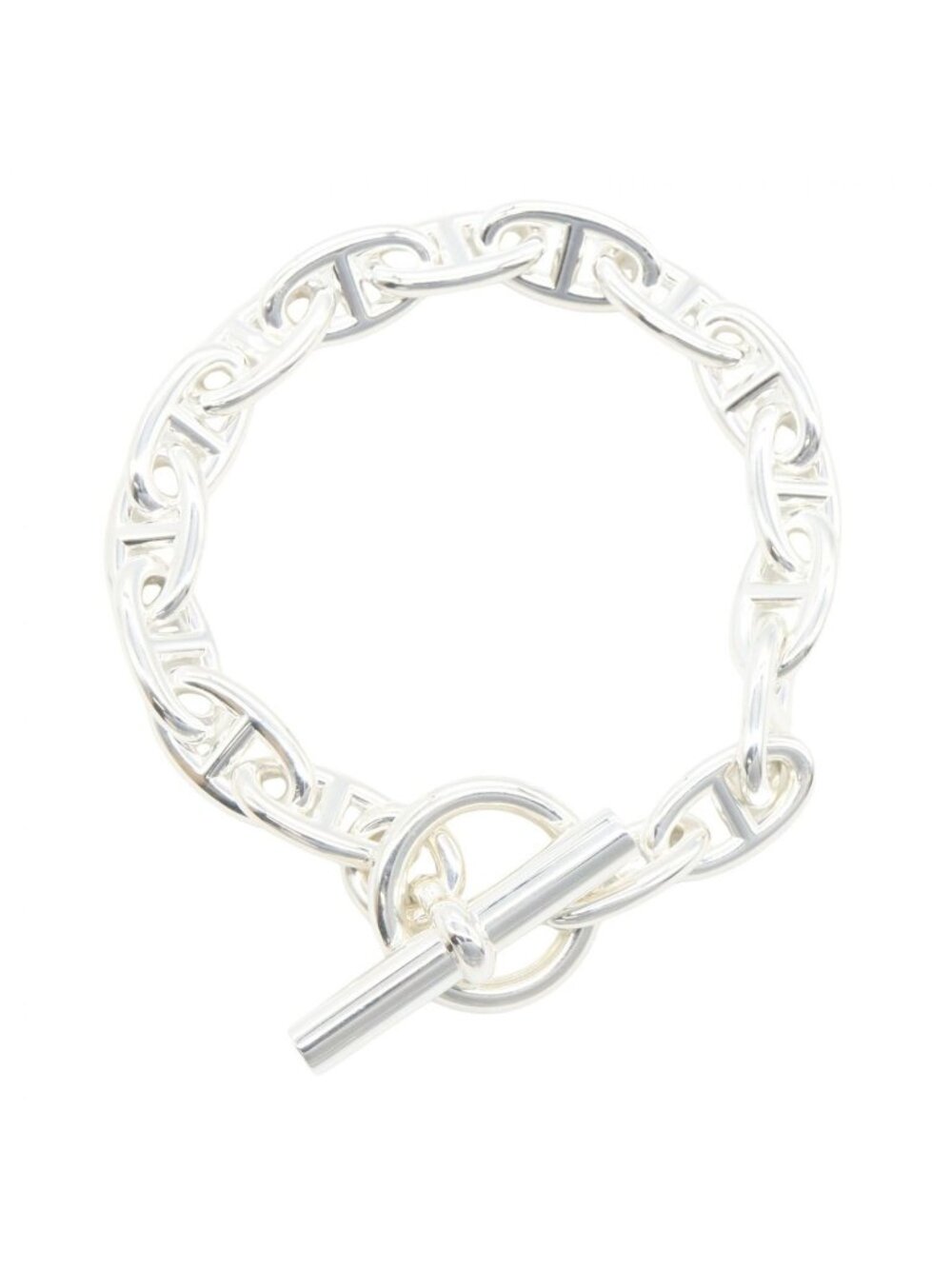 Hermes Bracelet Chaine D'ancre GM 16 Links 925 Sterling Silver